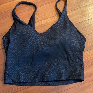 lululemon Align Tank Top (Jewel Emboss Black, Size 8)